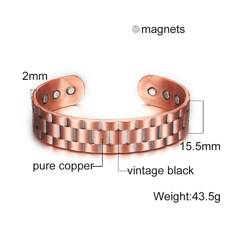 Pulsera Copper Therapy + 1 LLAMADA GRUPAL GRATIS CON NUESTRO KINESIOLOGO